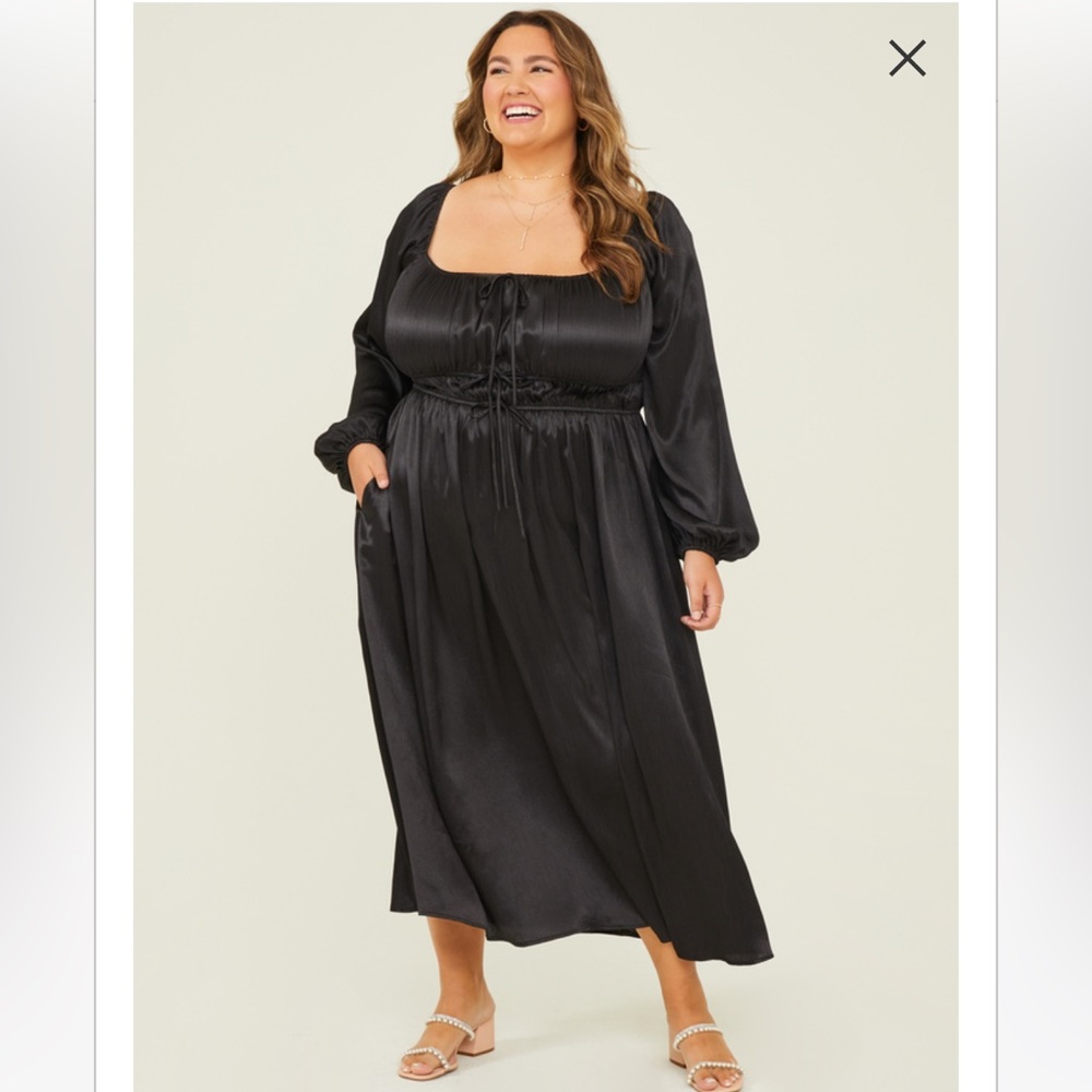 arula faye dress in black size 2X